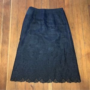 Black Ann Taylor Sparkle Skirt